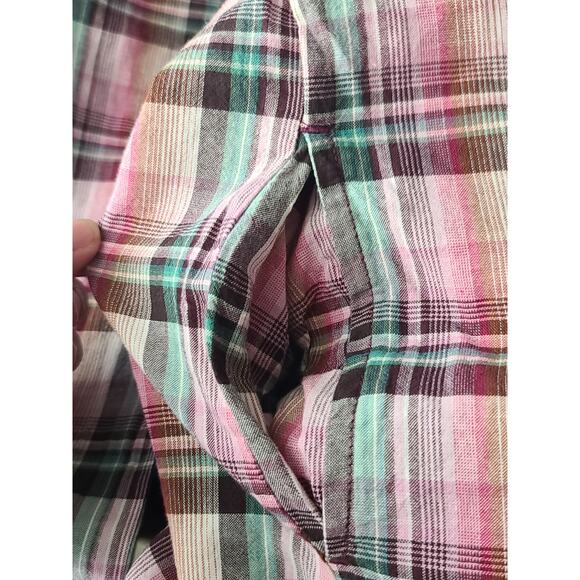 prAna plaid button down pullover shirt - medium - Picture 3 of 6